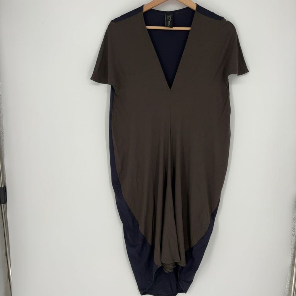 Zero + Maria Cornejo Draped Cocoon Dress Stretchy Flowy Womans Medium